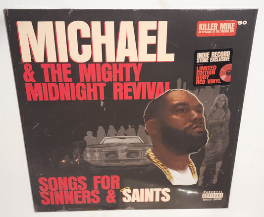 Killer Mike - Michael & The Mighty Midnight Revival: Songs For Sinners And Saints (2024) (Limited Edition Red Colour Vinyl LP)