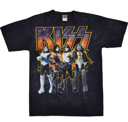 Kiss "Love Gun" Officially Licensed Liquid Blue Adult Unisex T-Shirt