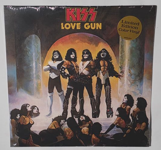 Kiss - Love Gun (2020 Reissue) (Limited Edition Tangerine & Aqua Splatter Colour Vinyl LP)