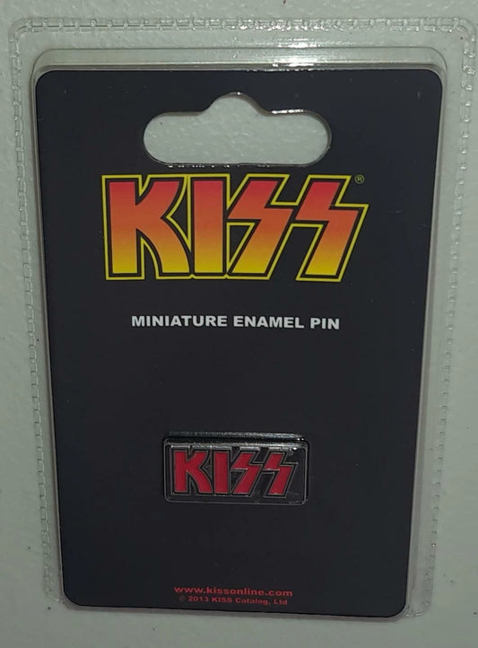 Kiss Kiss Logo Miniature Enamel Pin Badge