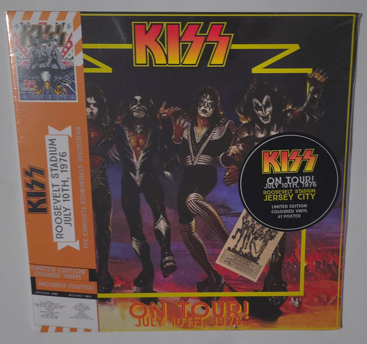 Kiss – On Tour! July 10th, 1976 (2024 Release) (Limited Edition Orange Colour Vinyl LP)
