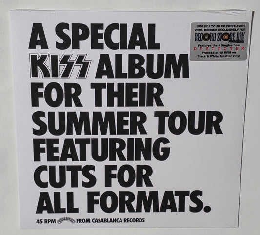 Kiss – Special Kiss Tour Album (2026 RSD) (Limited Edition Black & White Splatter Colour Vinyl LP)