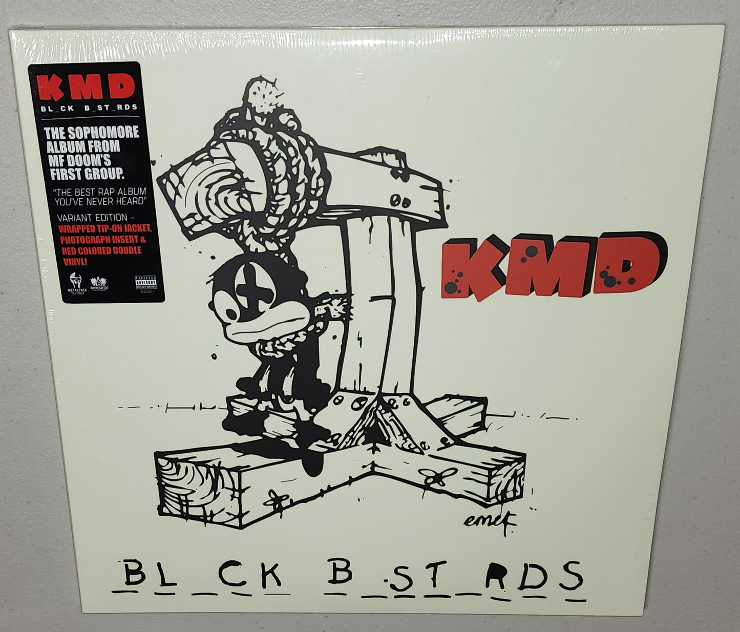 KMD – Bl_ck B_st_rds (2023) (Limited Edition Red Colour Vinyl LP)