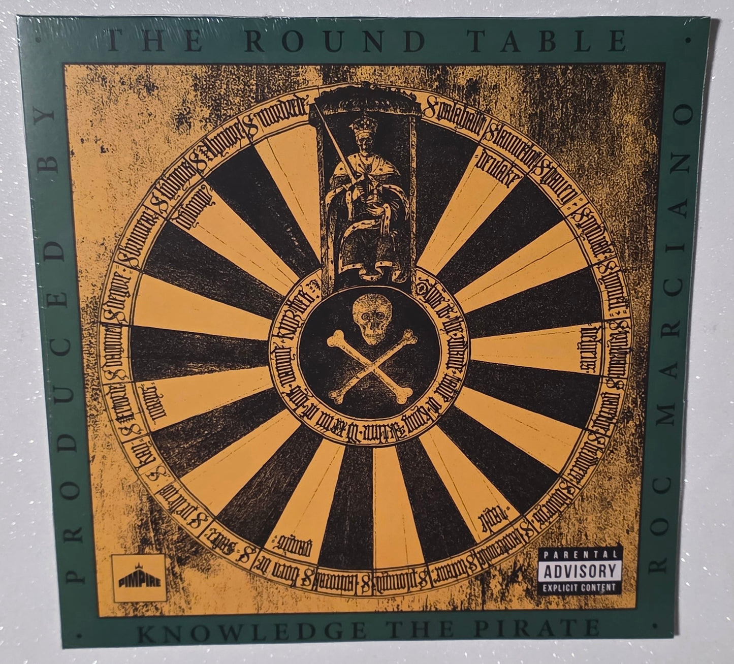 Knowledge The Pirate & Roc Marciano – The Round Table (2025) (Limited Edition Green & Yellow Swirl Colour Vinyl LP)
