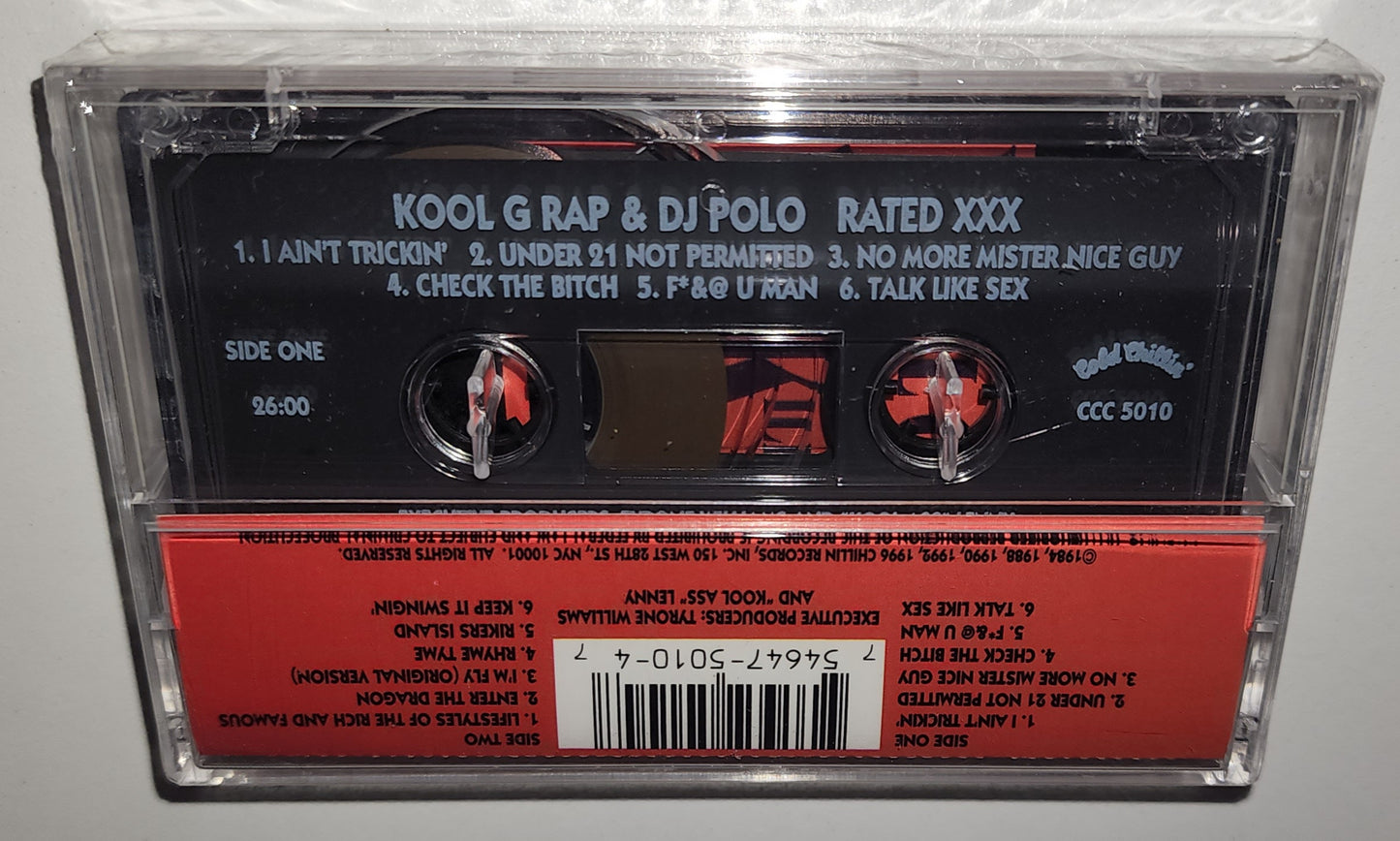 Kool G Rap & D.J. Polo – Rated XXX (1996) (Cassette Tape)