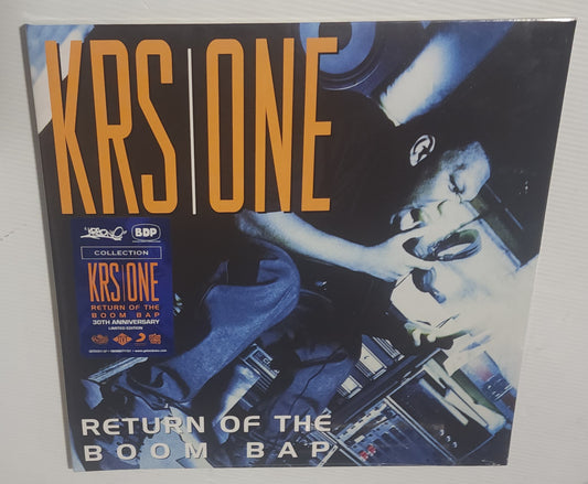 KRS-One – Return Of The Boom Bap (2024) (Limited Edition Orange & Blue Marble Colour Vinyl LP)