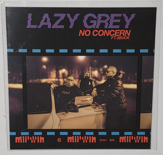 Lazy Grey - No Concern / All Or Nothing (2025) (Limited Edition 7" Vinyl Single)