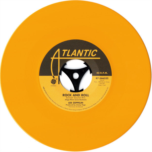 Led Zeppelin ‎– Rock And Roll (Sunset Sound Mix) / Friends (Olympic Studios Mix) (2018 RSD) (Limited Edition Yellow Colour Vinyl Single)