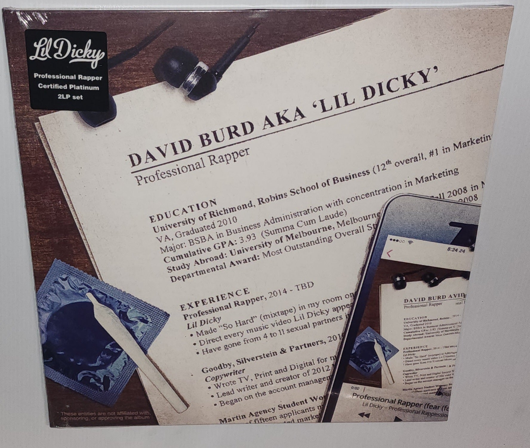 Pro Rapper The Rapper Lil Dicky – Professional Rapper (2024) (Vinyl LP) – Urban World Australia