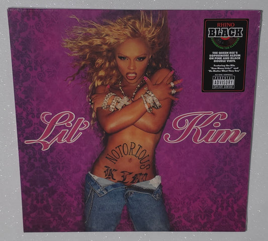 Lil' Kim – The Notorious KIM (2021 Reissue) (Limited Edition Pink & Black Split Colour Vinyl LP)