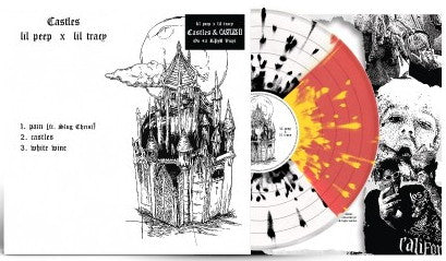 Lil Peep & Lil Tracy – Castles I / Castles II (2025) (Limited Edition White Black Red & Yellow Splatter Colour Vinyl LP(