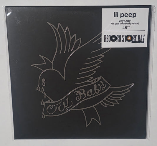 Lil' Peep - Crybaby: 10th Anniversary Edition (2026 RSD) (Limited Edition Clear with White Swirl Colour Vinyl LP)