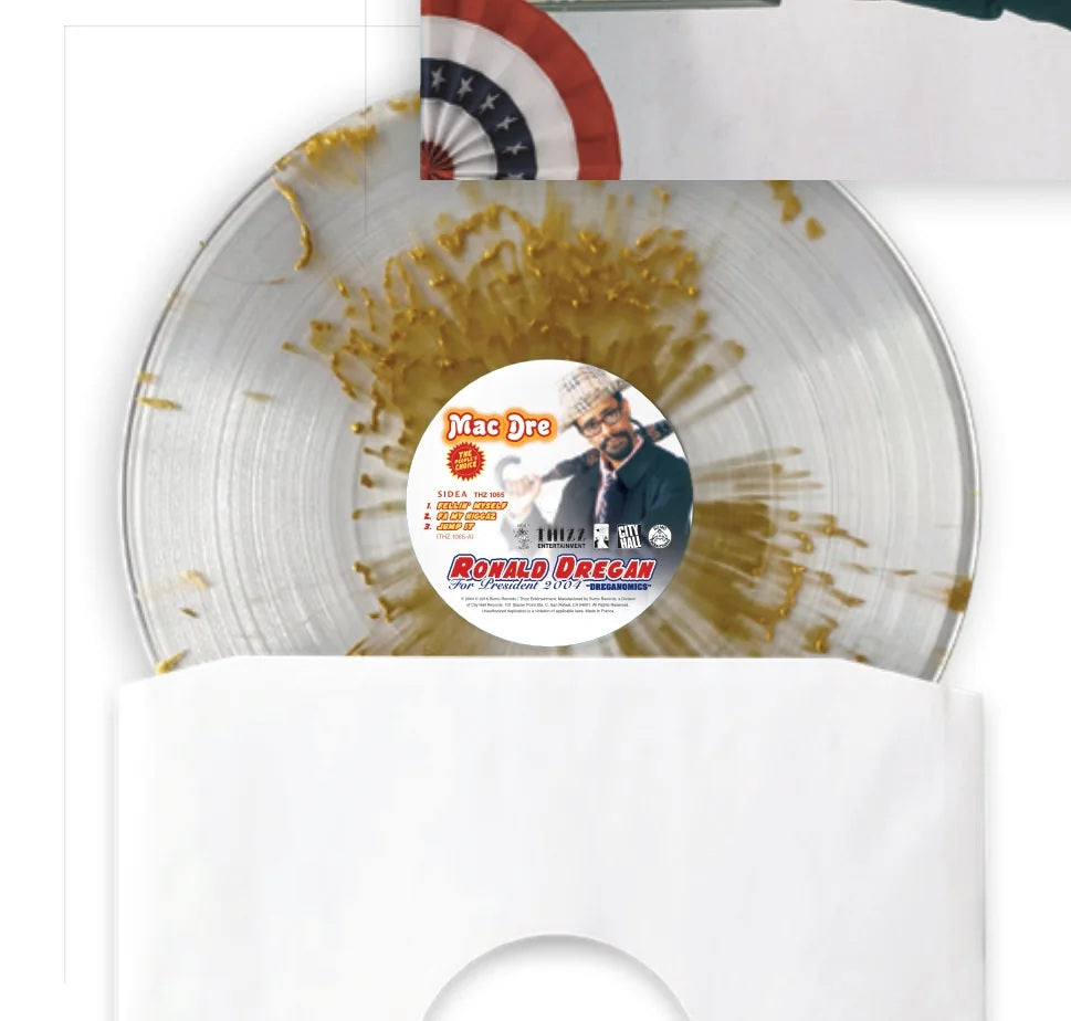 Mac Dre – Ronald Dregan: Dreganomics (2026 Reissue) (Limited Edition Gold On Ice Colour Vinyl LP)