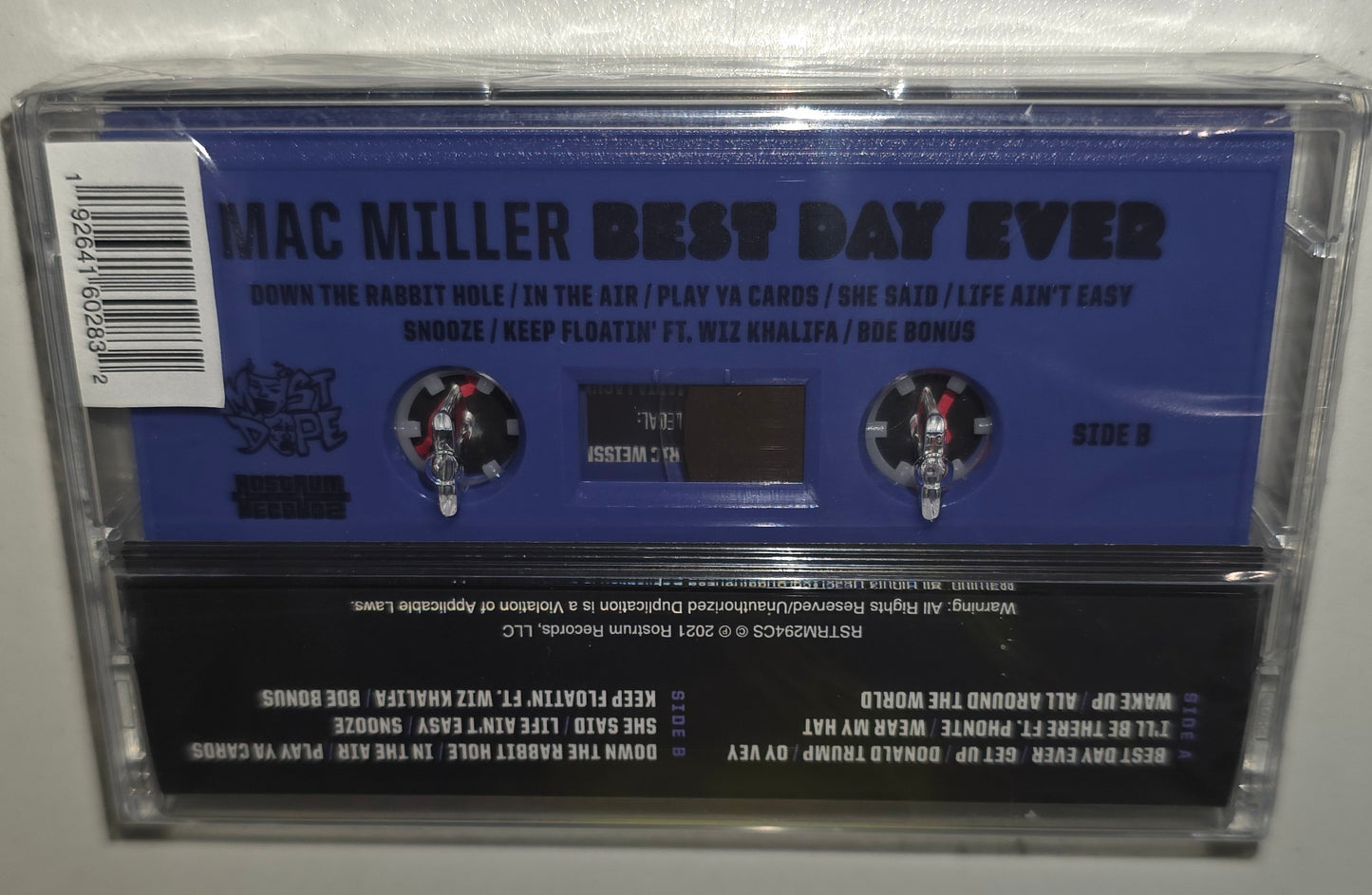Mac Miller - Best Day Ever (2021) (Limited Edition Cassette Tape)