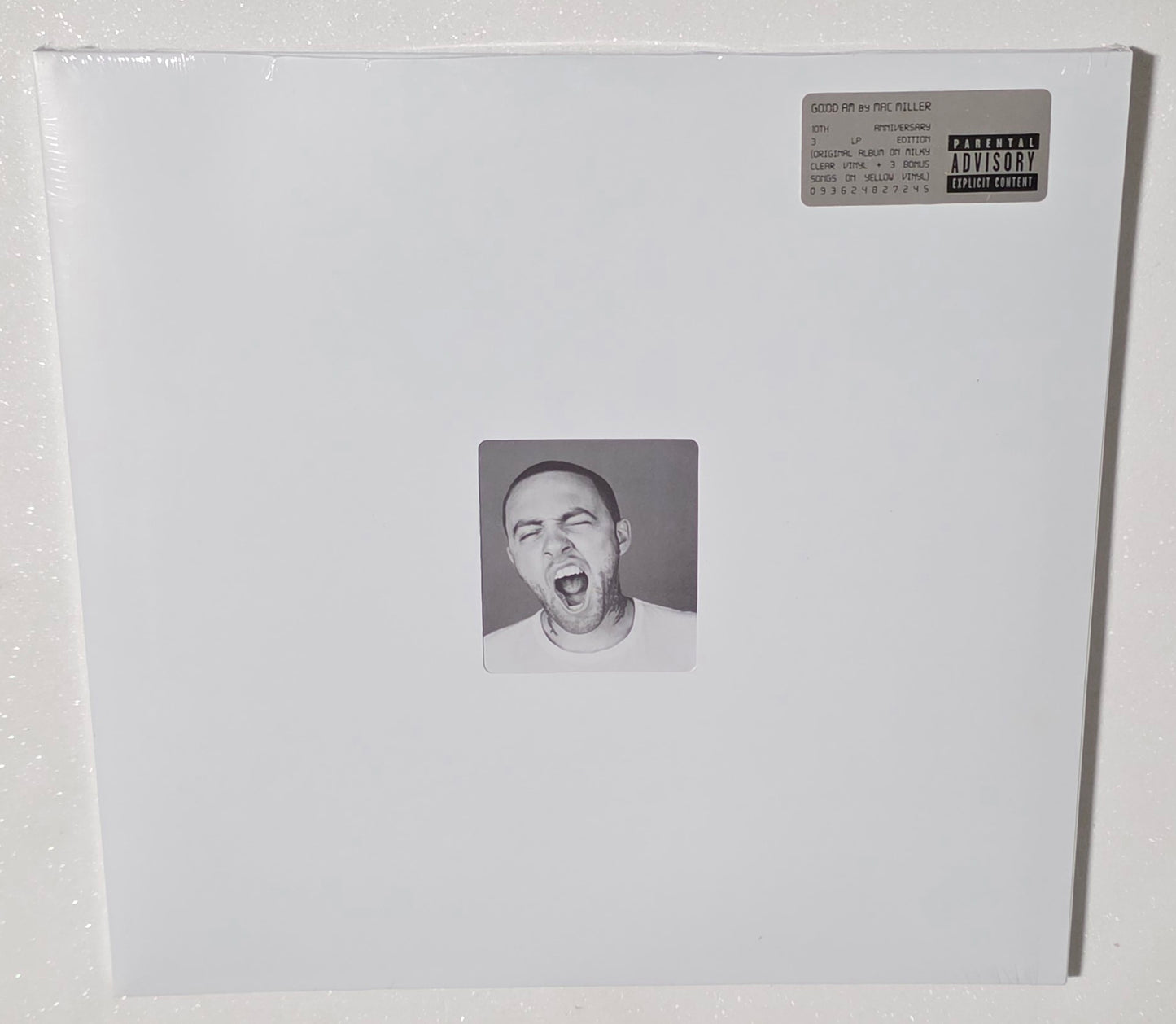 Mac Miller – GO:OD AM (10th Anniversary) (2025) (Limited Edition Milky Clear & Yellow Colour Vinyl LP)