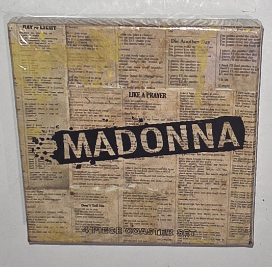 Madonna Officially Licensed Drink Coaster Set (4 Pack)