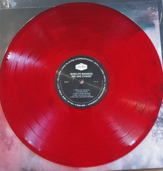 Marilyn Manson – We Are Chaos (2022) (Limited Edition Translucent Red Colour Vinyl LP)