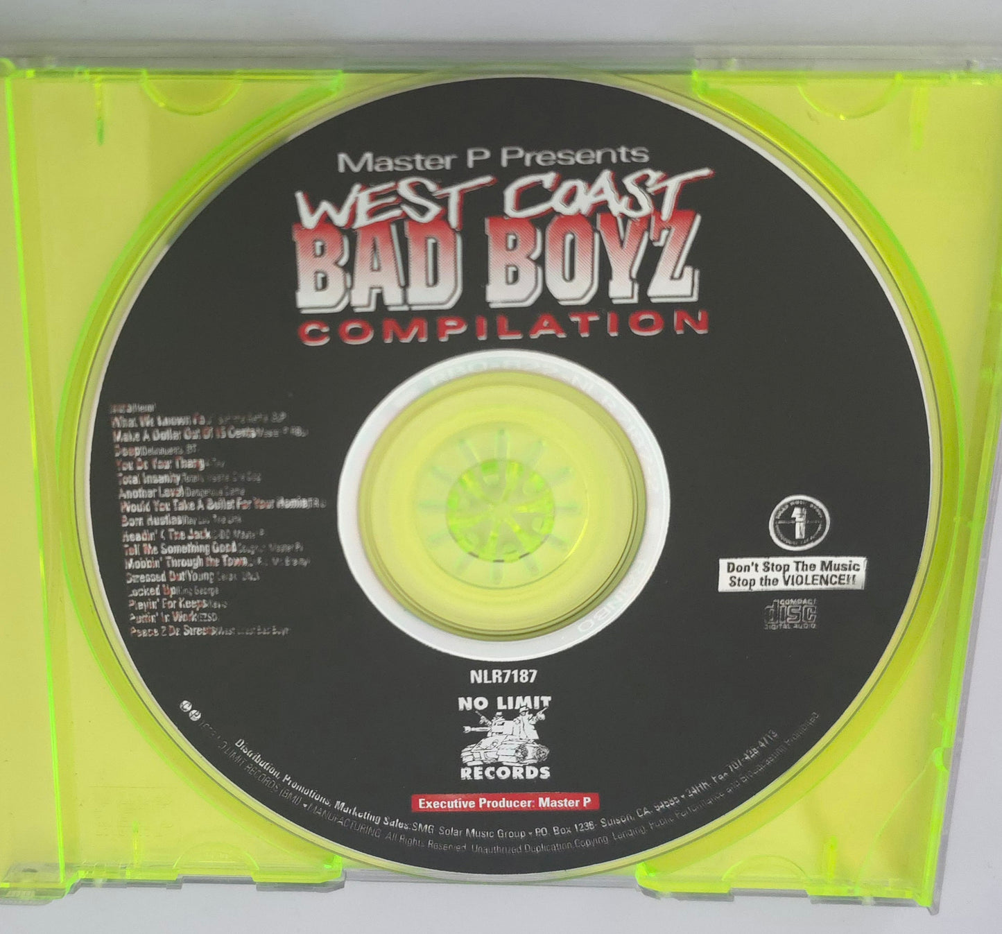 Various Artists – Master P presents West Coast Bad Boyz (Anotha Level Of The Game) (1994) (CD)