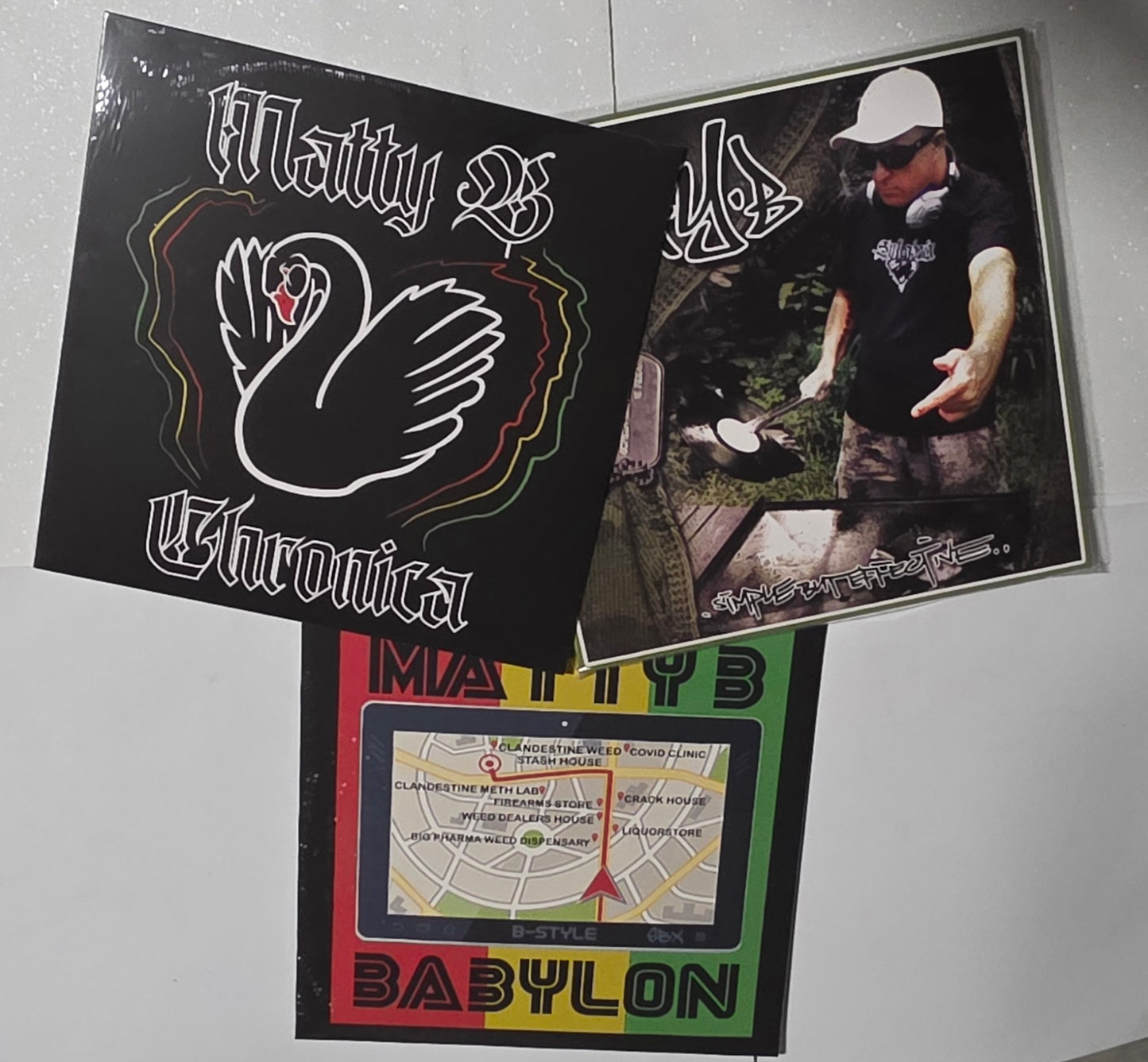 Matty B - 3x Album Bundle [Simple But Effective + Chronica + Babylon] (Vinyl LP Lot)