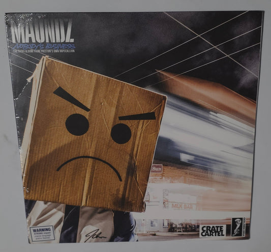 Maundz – Nobody's Business (2016 Reissue) (Limited Edition Aqua Blue Colour Vinyl LP)