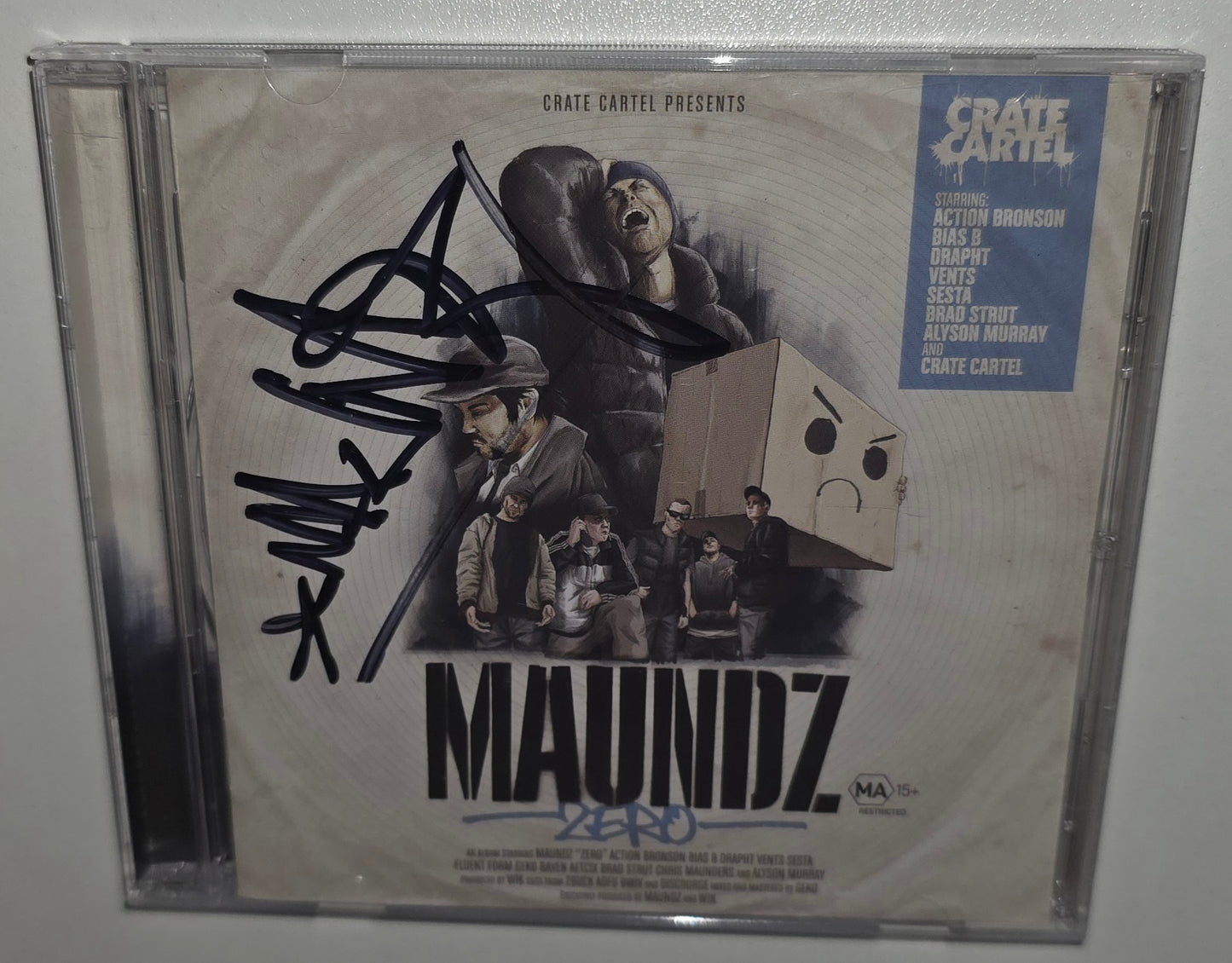 Maundz ‎– Zero *Autographed* (2019) (Limited Edition CD)