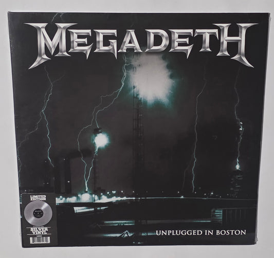 Megadeth – Unplugged In Boston (2021) (Limited Edition Metallic Silver Colour Vinyl LP)