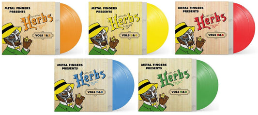 MF Doom - Metal Fingers Presents Special Herbs: The Complete Collection (2025 Reissue) (Limited Edition Colour Vinyl LP Lot)
