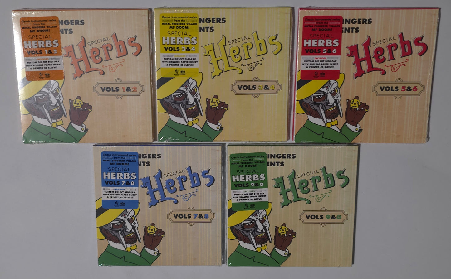 MF Doom - Metal Fingers Presents Special Herbs: The Complete Collection (2025 Reissue) (Limited Edition 5CD Set)