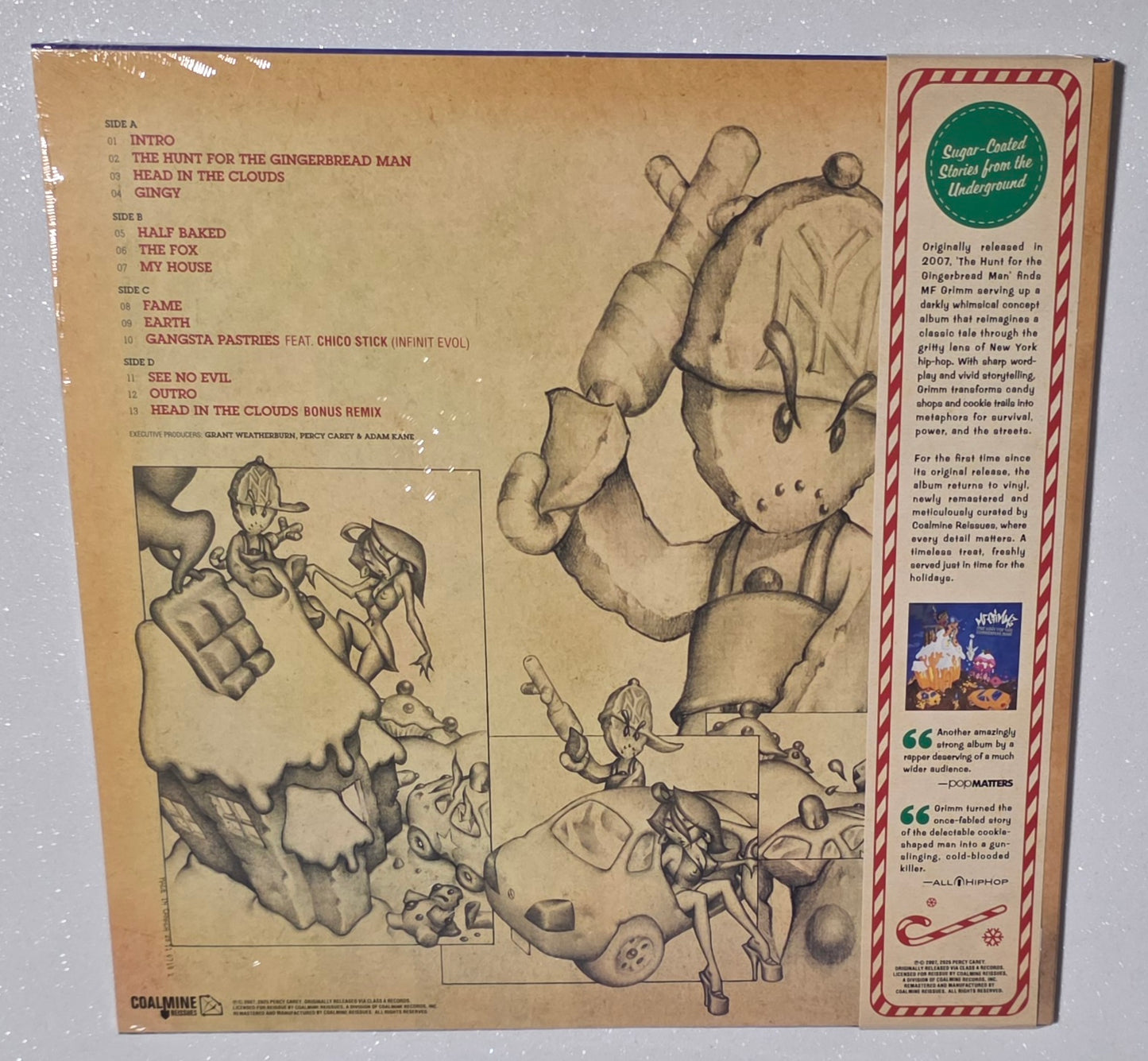 MF Grimm - The Hunt For The Gingerbread Man (2025 Reissue) (Limited Edition Creamsicle Colour Vinyl LP)