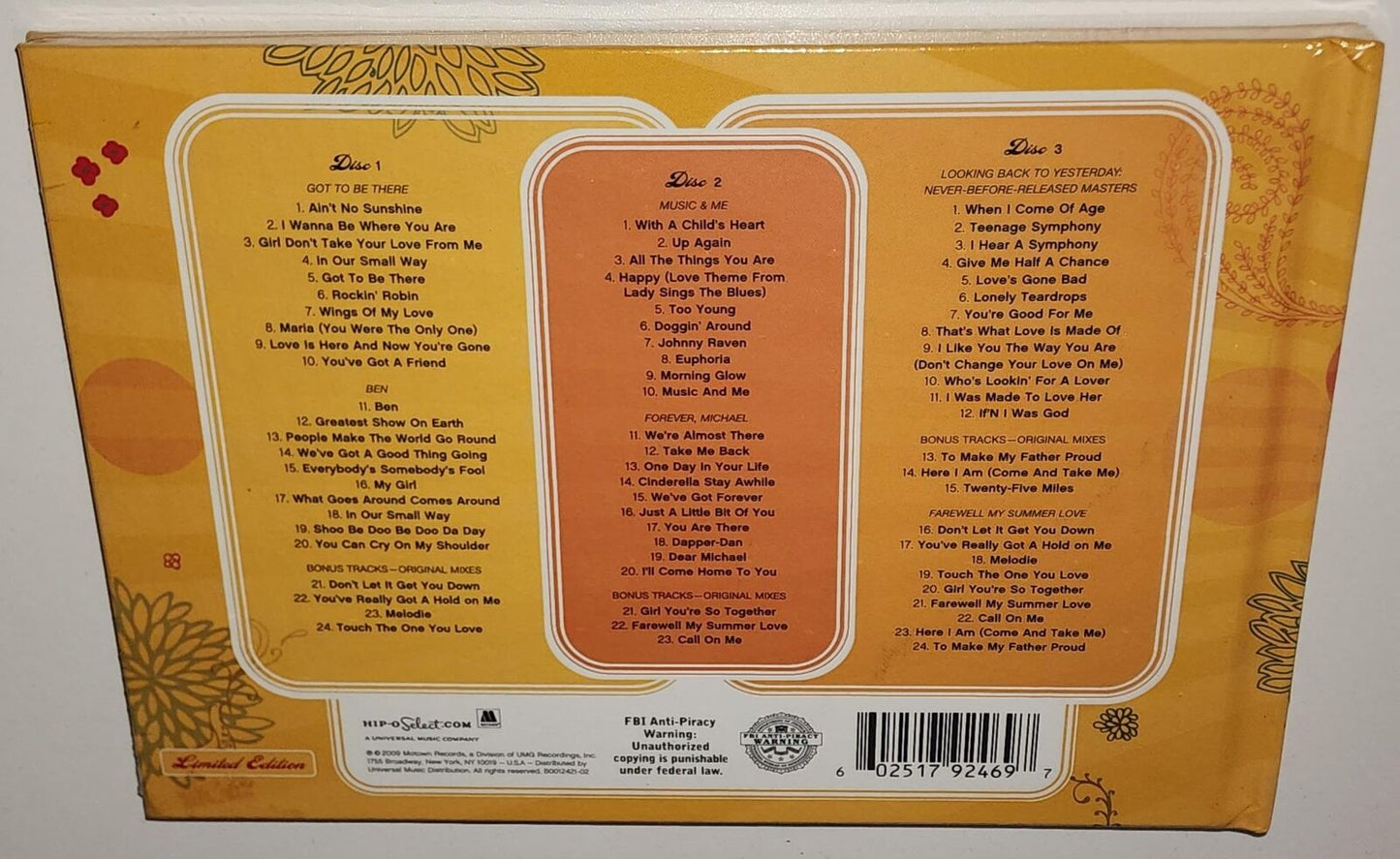 Michael Jackson – Hello World: The Motown Solo Collection (2009) (Limited Edition 3CD Set)