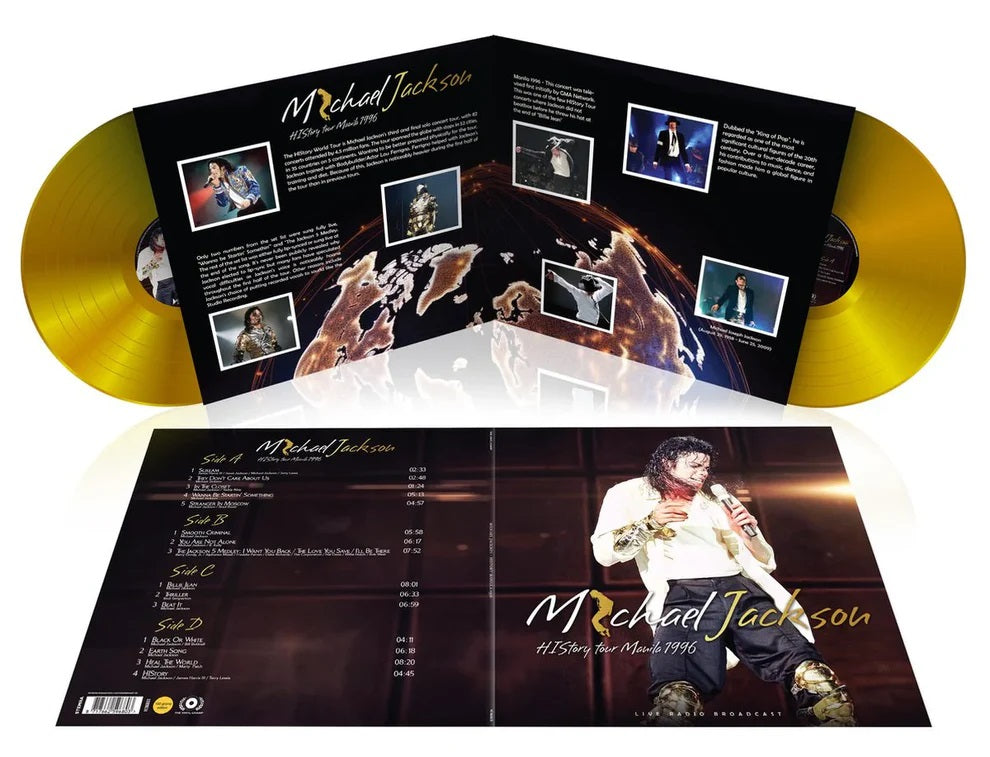Michael Jackson – HIStory Tour Manila 1996 (2024) (Limited Edition Gold Colour Vinyl LP)