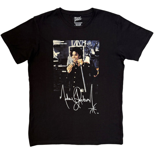 Michael Jackson Signature Unisex T-Shirt (Black)