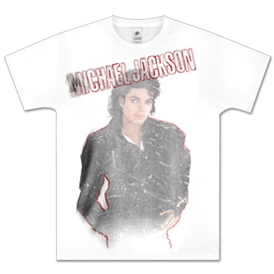 Michael Jackson "Bad Self Embroidered" Officially Licensed Adult Unisex T-Shirt