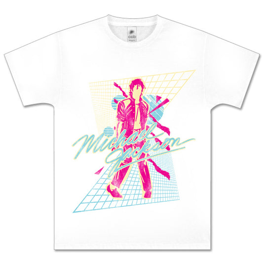 Michael Jackson "Beat It 80s Retro" Officially Licensed Adult Unisex T-Shirt