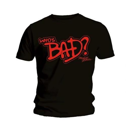 Michael Jackson "Who's Bad" Officially Licensed Adult Unisex T-Shirt