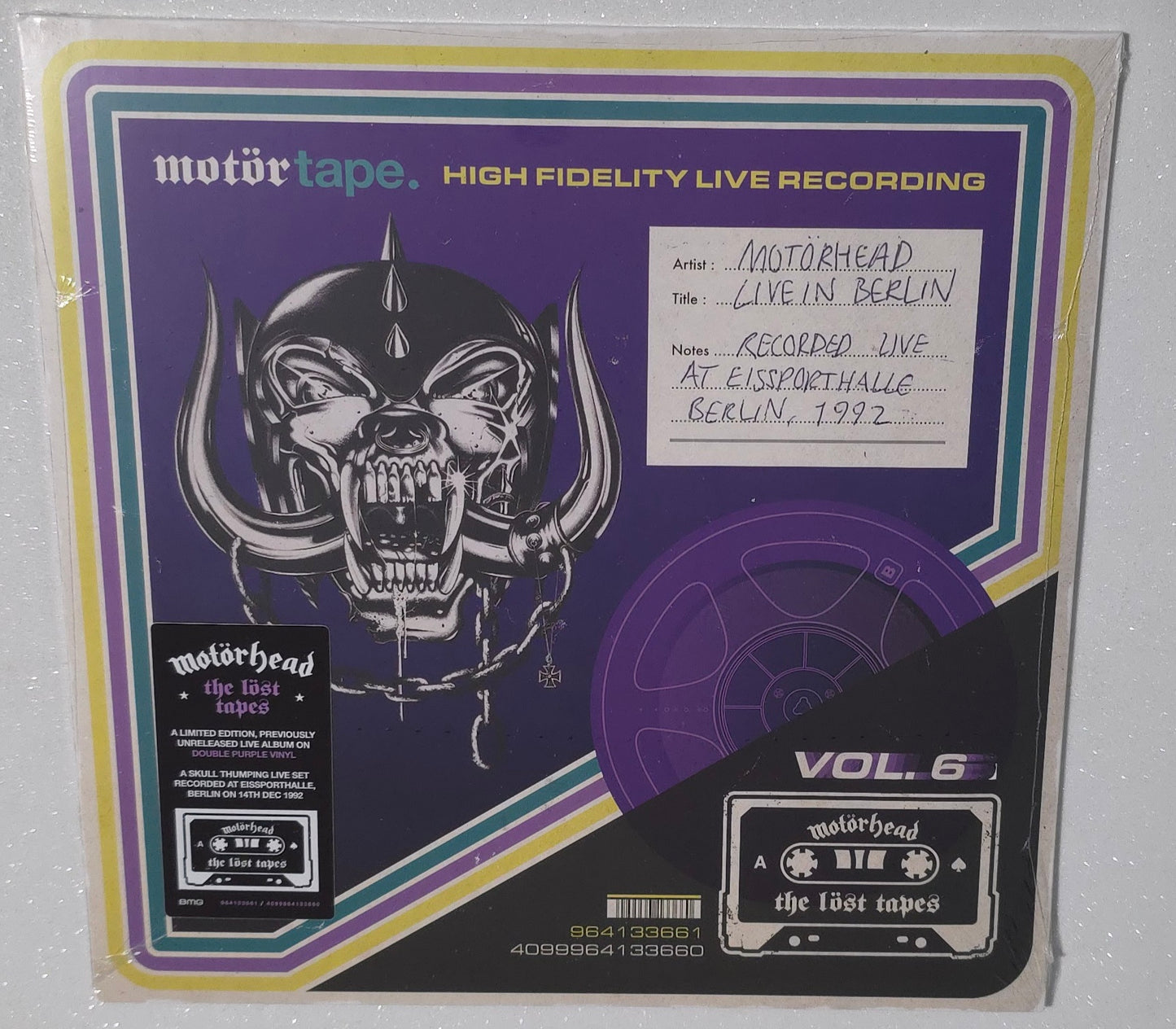 Motörhead – The Löst Tapes Vol. 6 (Live in Berlin) (2025 RSD) (Limited Edition Purple Colour Vinyl LP)