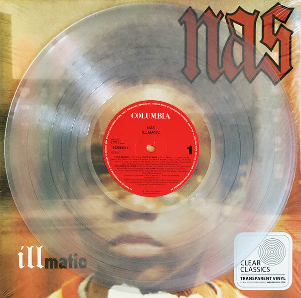 Illumatic NAS - Illmatic (2021 Reissue) (Limited Edition Clear Coloured Vinyl LP ...