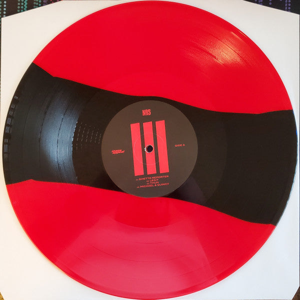 Nas – King's Disease III (2023) (Limited Edition Red & Black Striped Colour Vinyl LP)