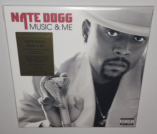 Nate Dogg – Music & Me (2023 Reissue) (Limited Edition Silver Colour Vinyl LP)