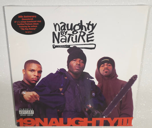 Naughty By Nature – 19 Naughty III: 30th Anniversary Edition (2023 Reissue) (Limited Edition Orange Translucent Colour Vinyl LP)