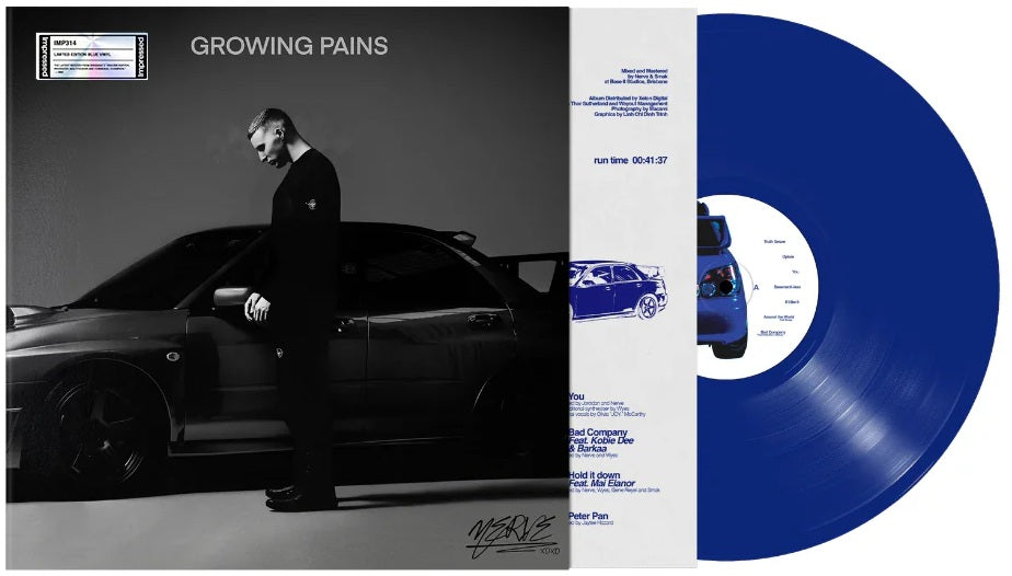 Nerve - Growing Pains (2026) (Limited Edition Blue Colour Vinyl LP)