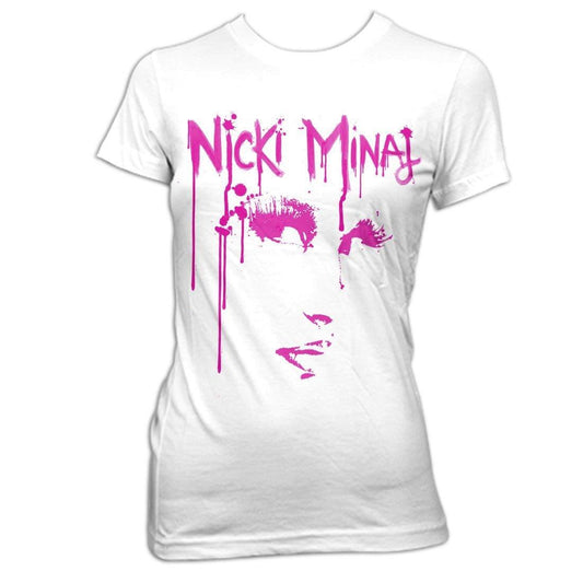 Nicki Minaj Face Drip Barbie Officially Licensed Ladies Slimfit T-Shirt