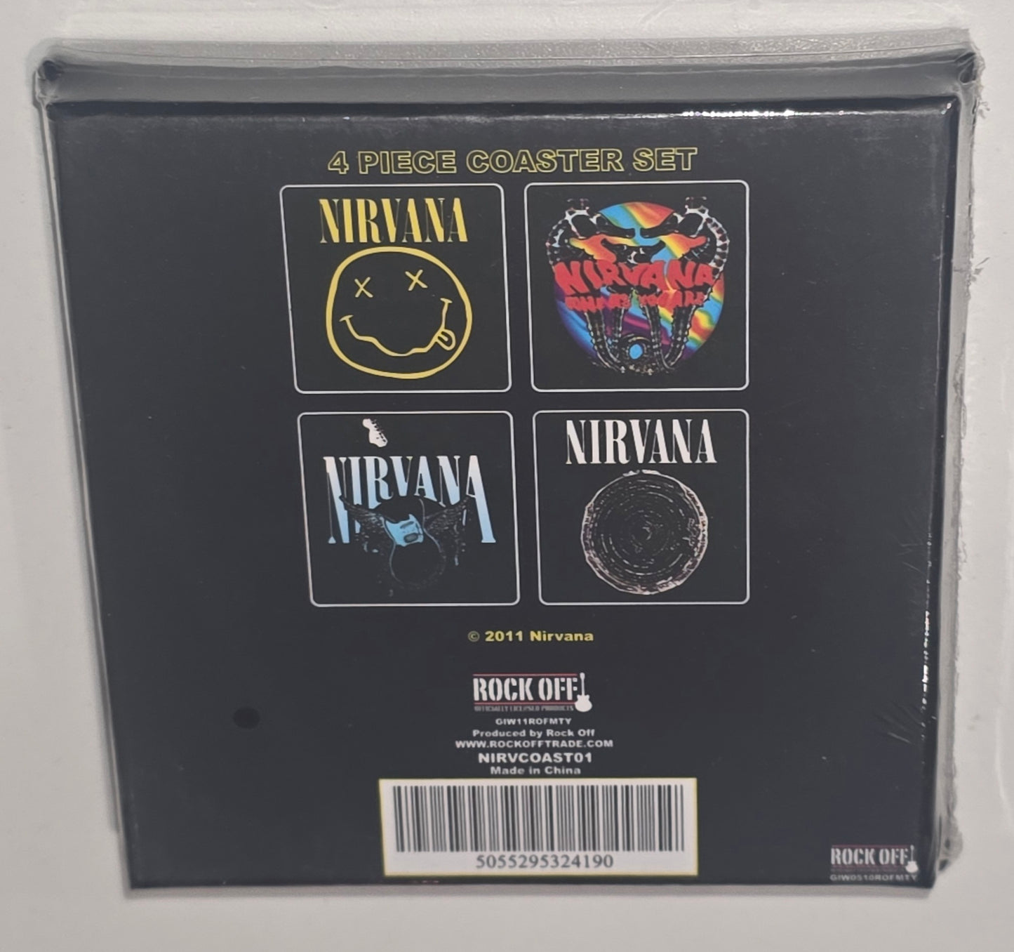 Nirvana Officially Licensed Drink Coaster Set (4 Pack)