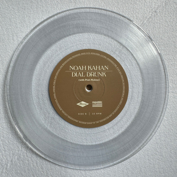 Noah Kahan – Dial Drunk (2024) (Limited Edition Clear Colour 7" Vinyl Single)