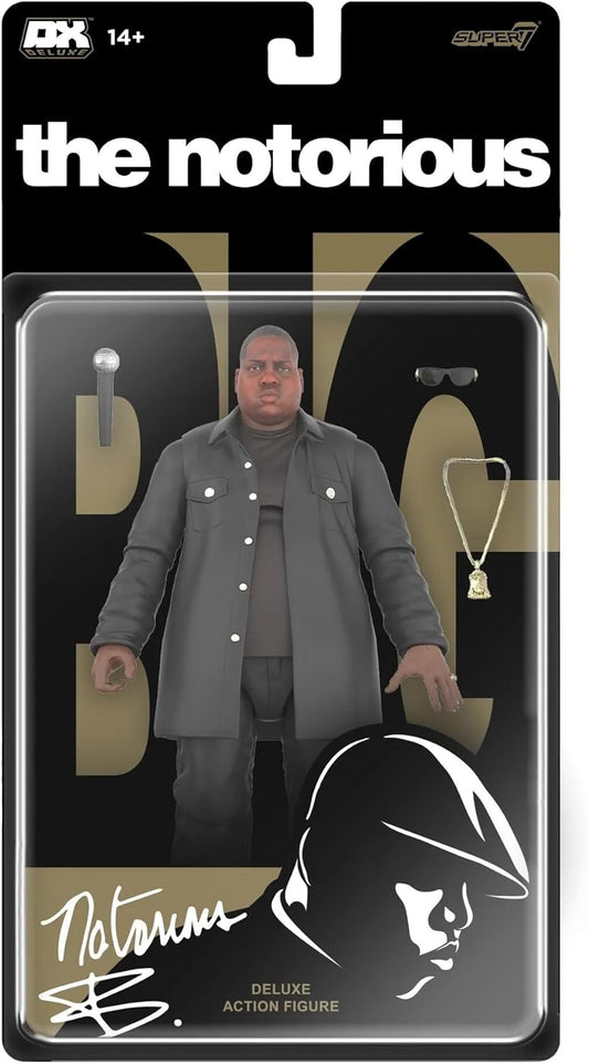 Notorious B.I.G. Biggie Deluxe Super7 ReAction 7” Action Figure