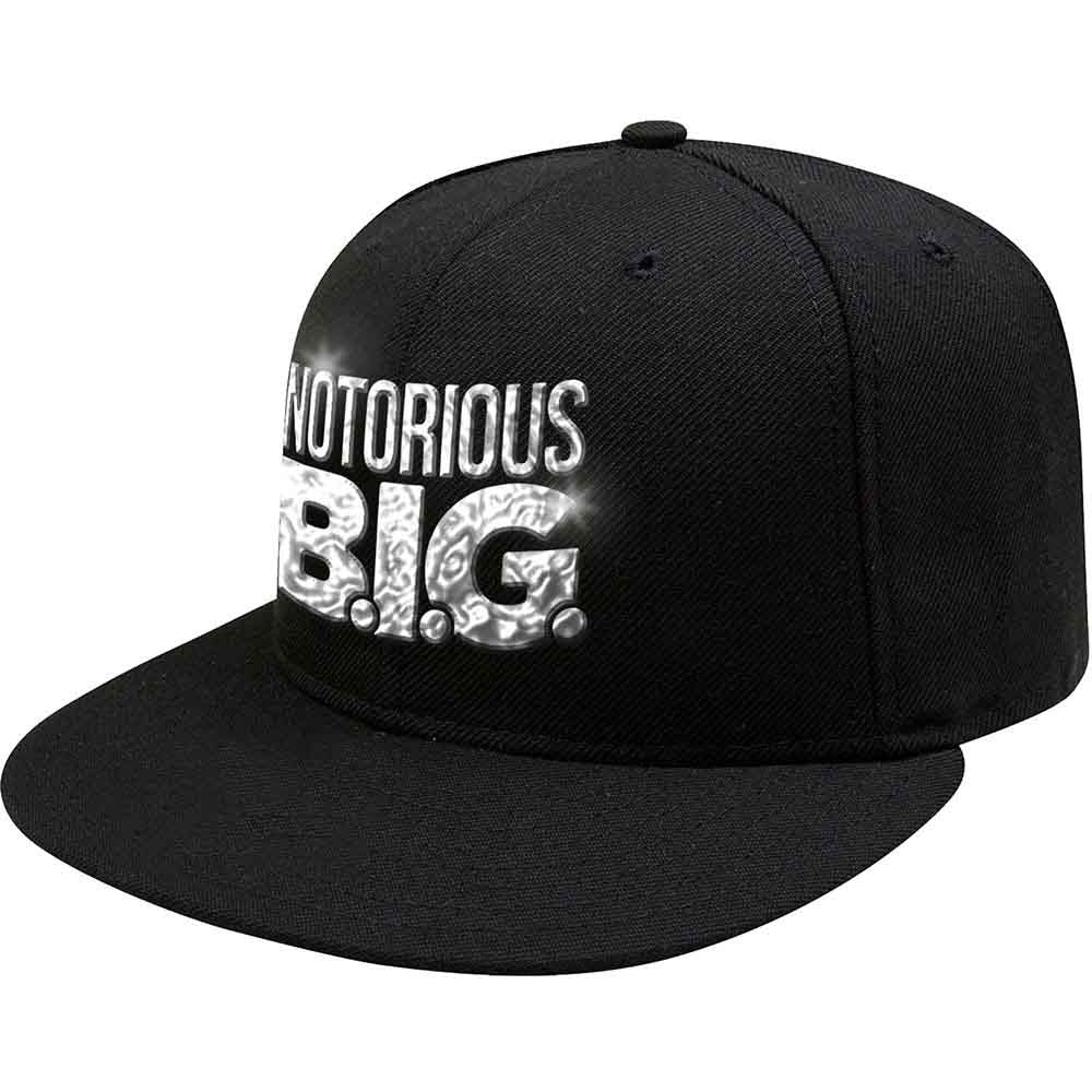 Notorious B.I.G "Sonic Silver Logo" Unisex Flatbrim Snapback Cap Hat