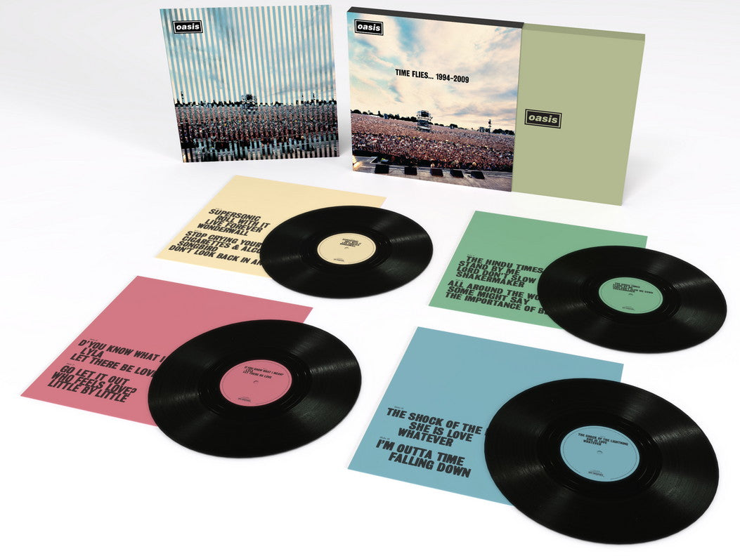 Oasis - Time Flies 1994-2009 (2025 Reissue) (Limited Edition Black Colour Vinyl LP Boxset)