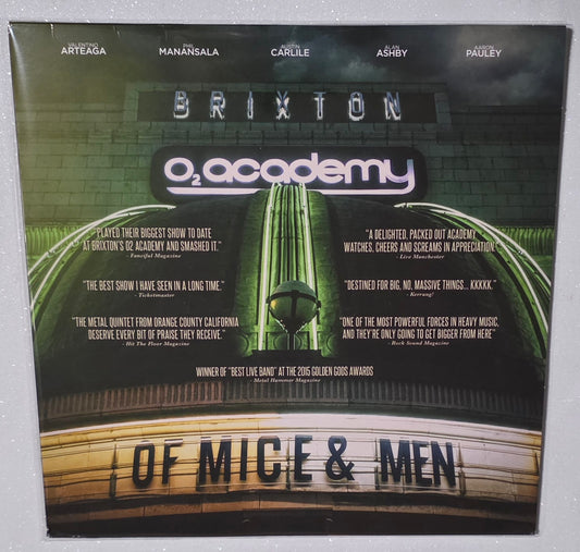 Of Mice & Men – Live At Brixton (2016) (Limited Edition Half Ultra-Clear/Half Double-Mint Colur Vinyl LP)