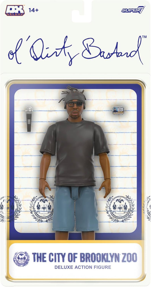 Ol' Dirty Bastard The City Of Brooklyn Zoo Deluxe 7" Super 7 Figurine