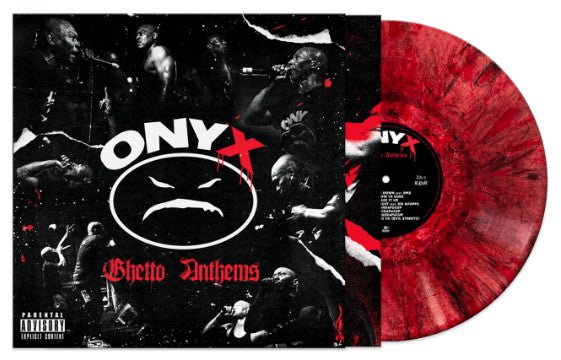 ONYX -  Ghetto Anthems (2024) (Limited Edition Red Coloured Vinyl LP)